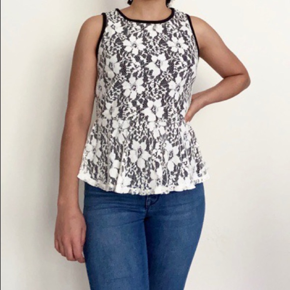 Lace peplum top from Forever 21!